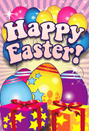 Eggs Presents Easter Card