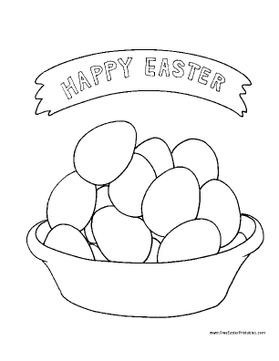 Easter Coloring Pages on Coloring Eggs Easter