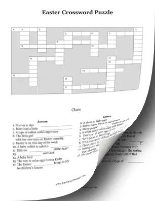 Easter Crossword Puzzle