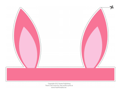 Pink Easter Bunny Ears